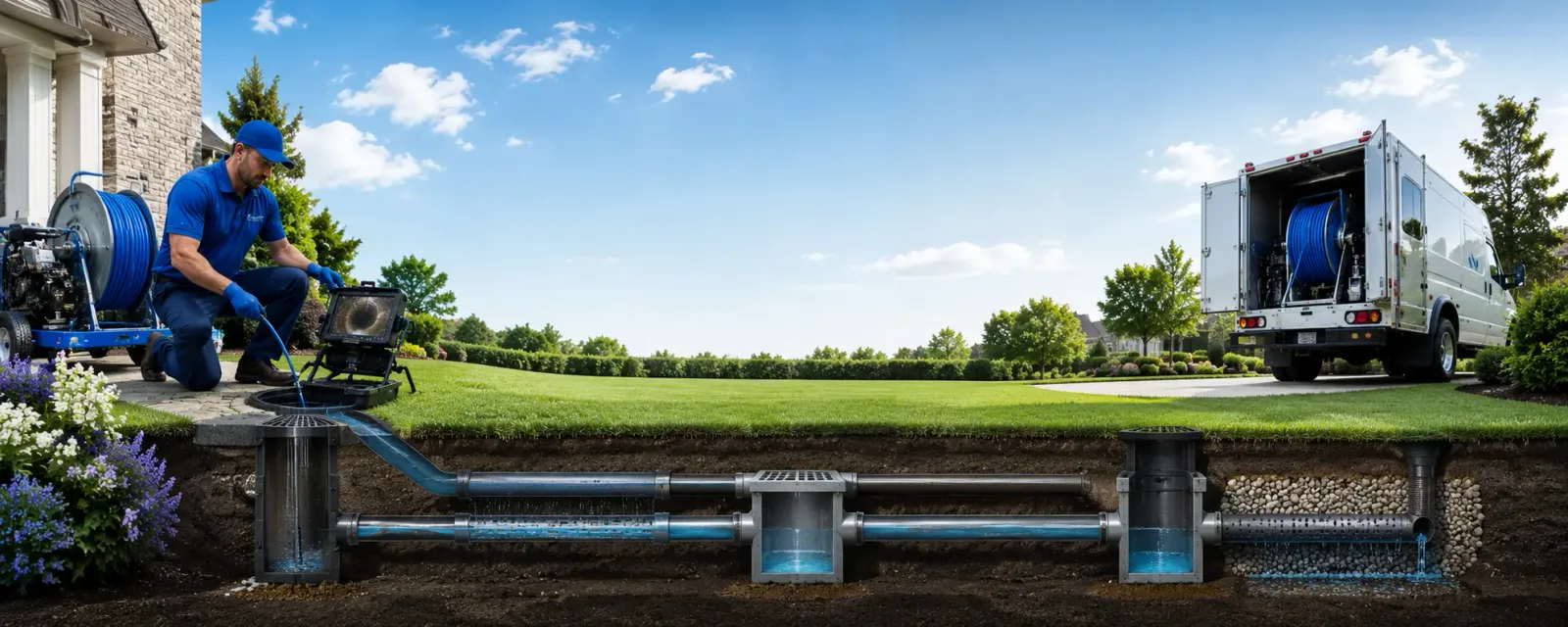 Outdoor drain cleaning information for Flora, MS
